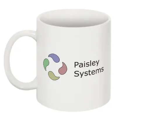 Paisley Systems coffee mug
